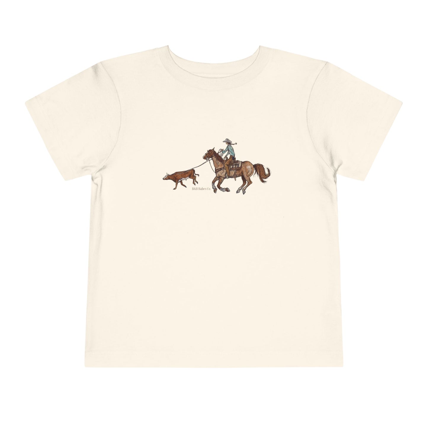 Rope 'em Toddler Bella+Canvas T-shirt