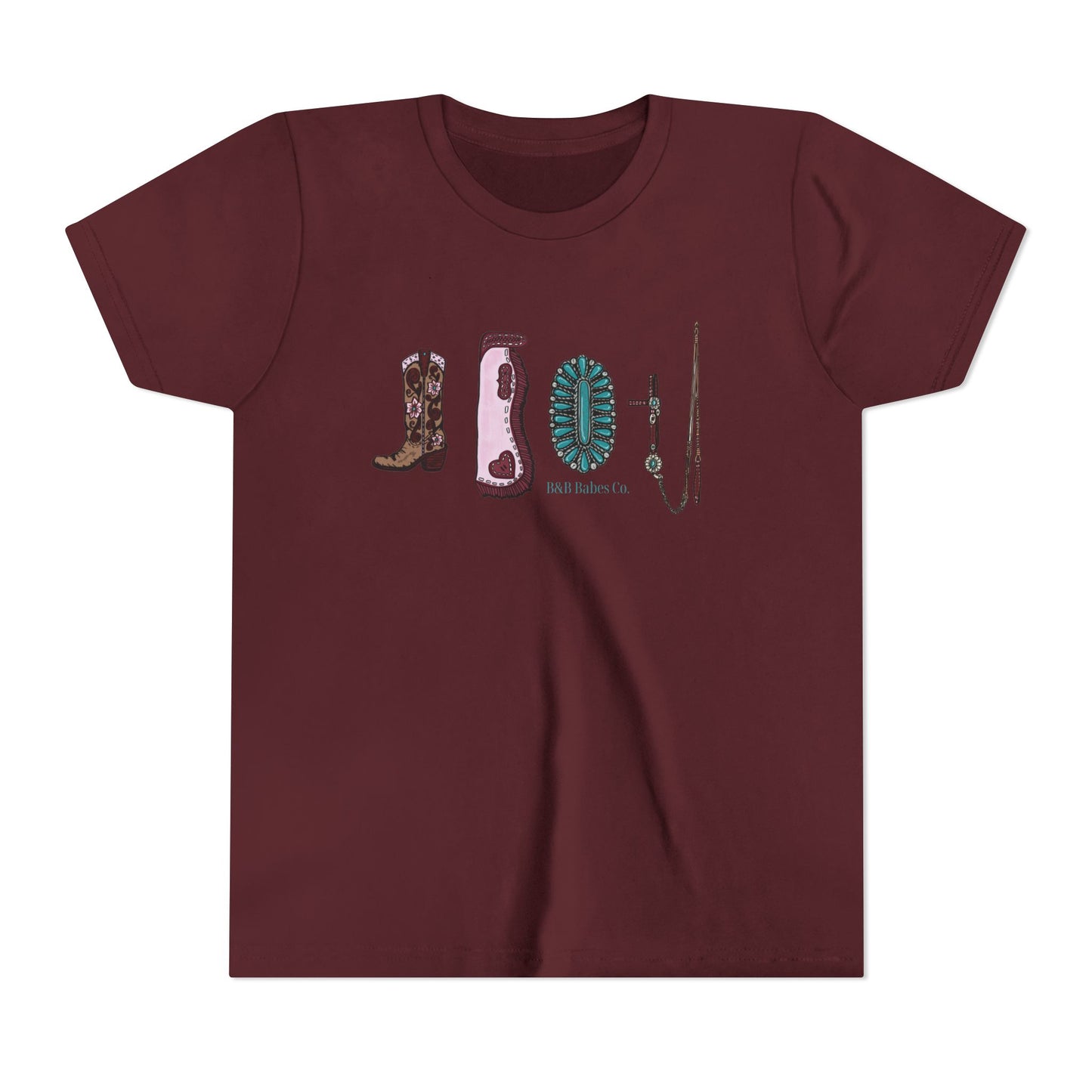 Cowgirl Starter Pack Youth Bella+Canvas T-shirt