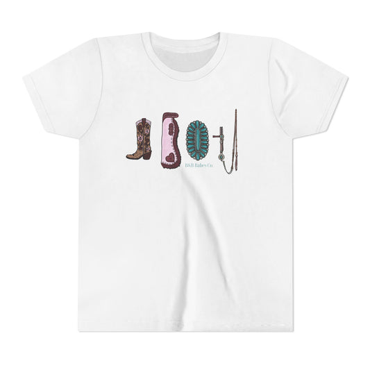 Cowgirl Starter Pack Youth Bella+Canvas T-shirt