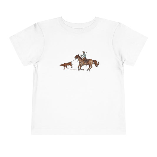 Rope 'em Toddler Bella+Canvas T-shirt