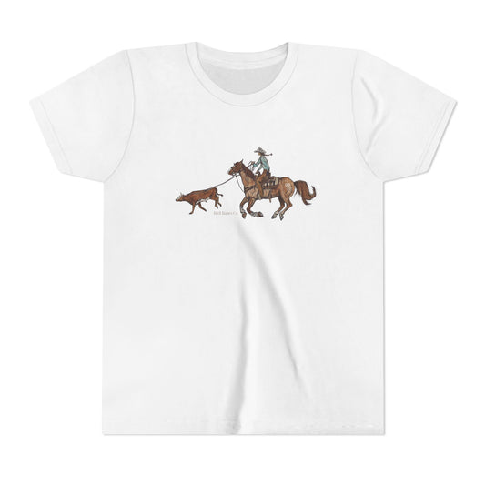Rope 'em Youth Bella+Canvas T-shirt