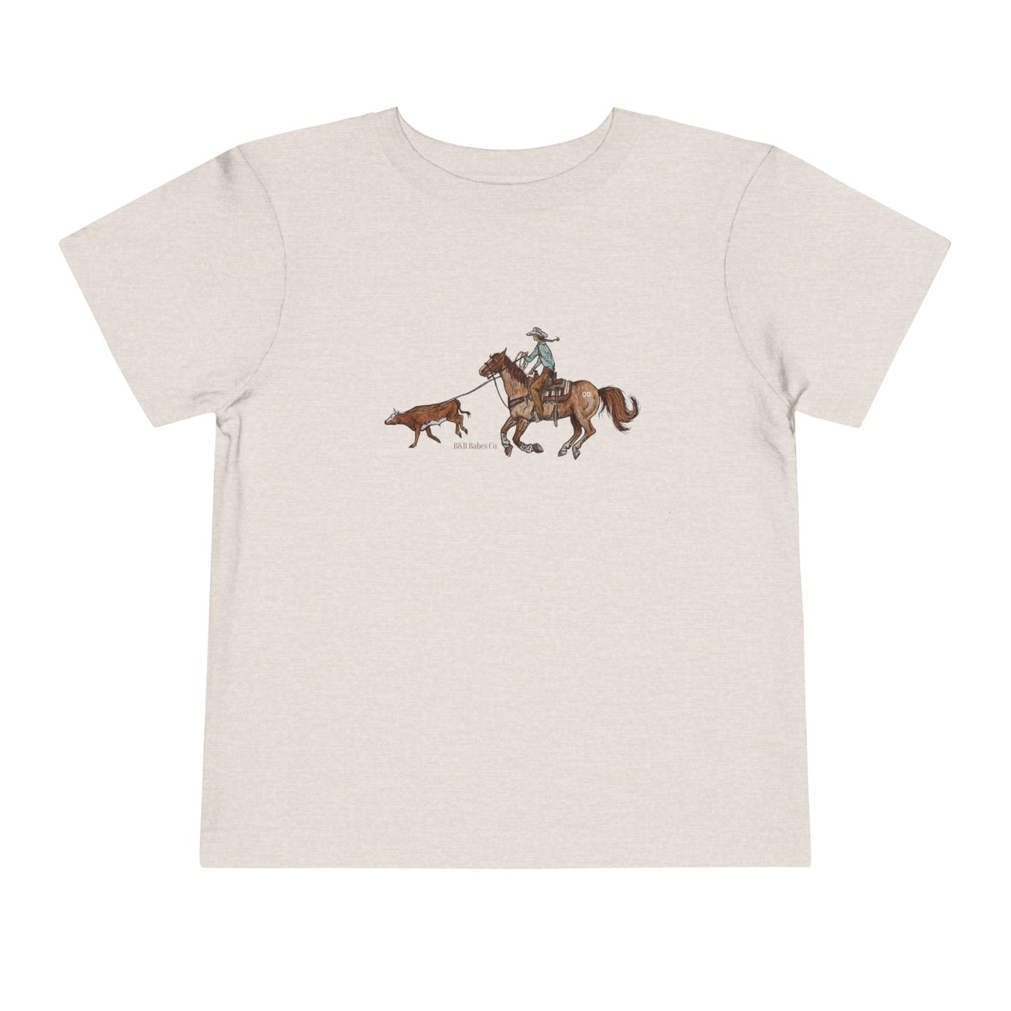 Rope 'em Toddler Bella+Canvas T-shirt